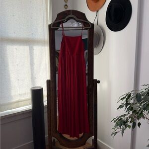 Z Supply Vibrant Red Maxi Dress